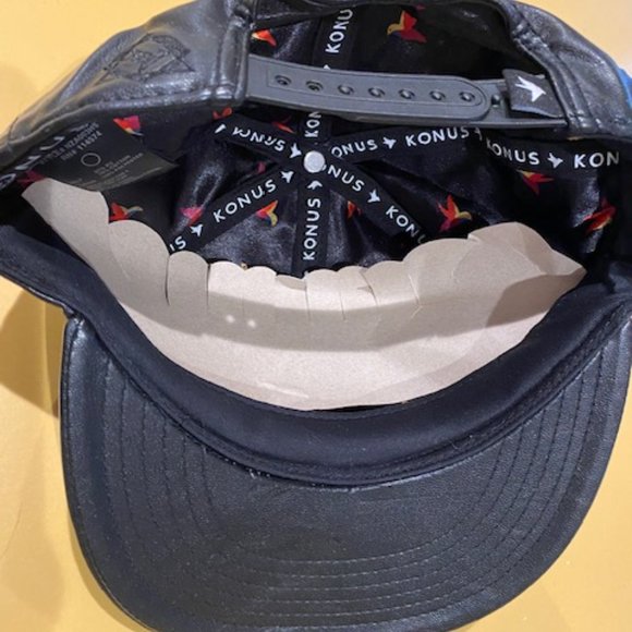 Konus Men's Bird Logo Flag Snapback In Black - Picture 4 of 7